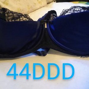 44DDD CACIQUE LACE AND SILK BRA